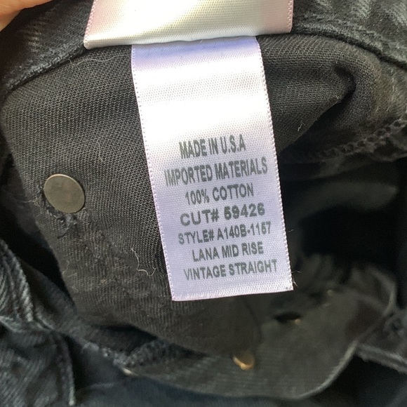 Agolde lana mid rise vintage straight leg size 28 - Picture 5 of 13